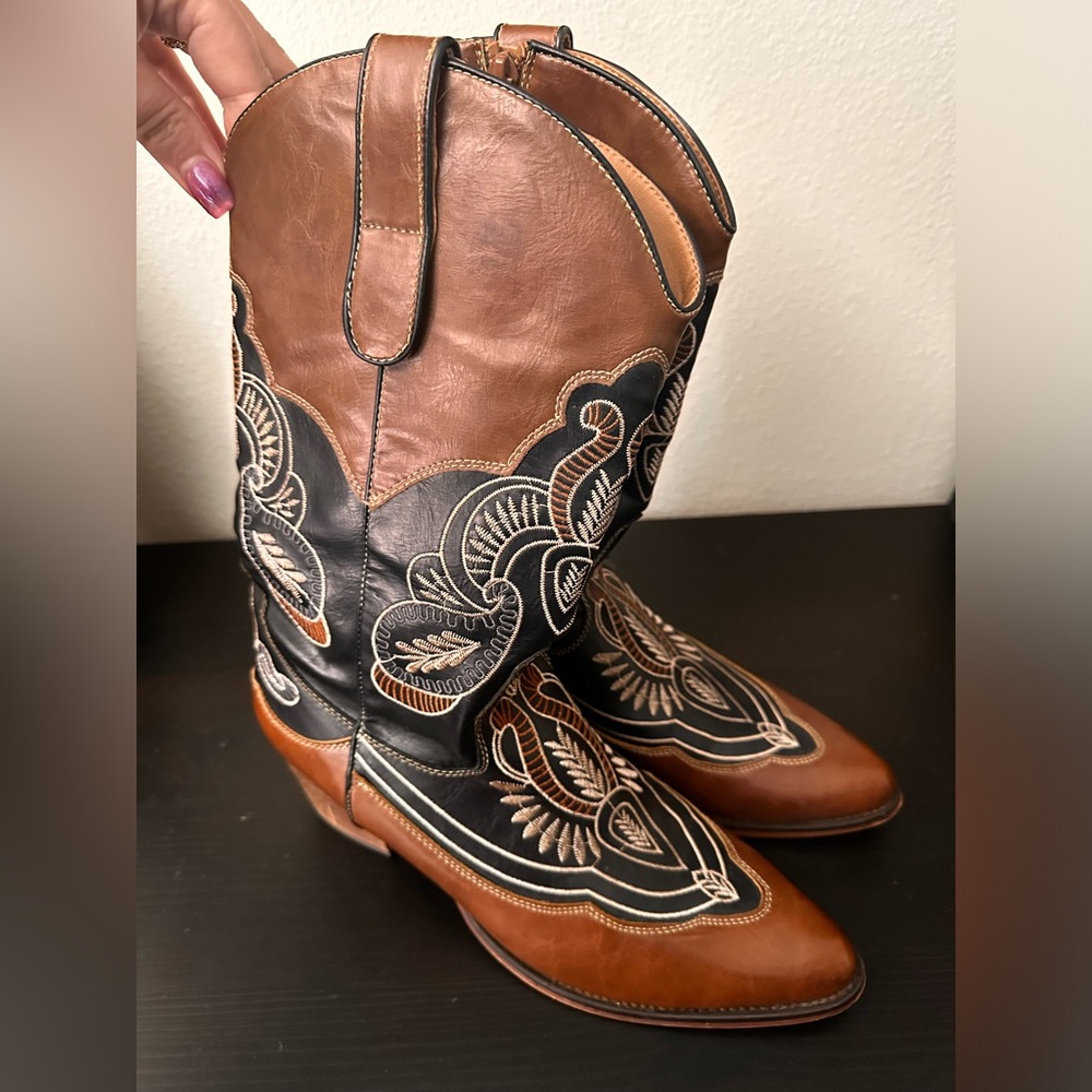 Western girl cowboy boots